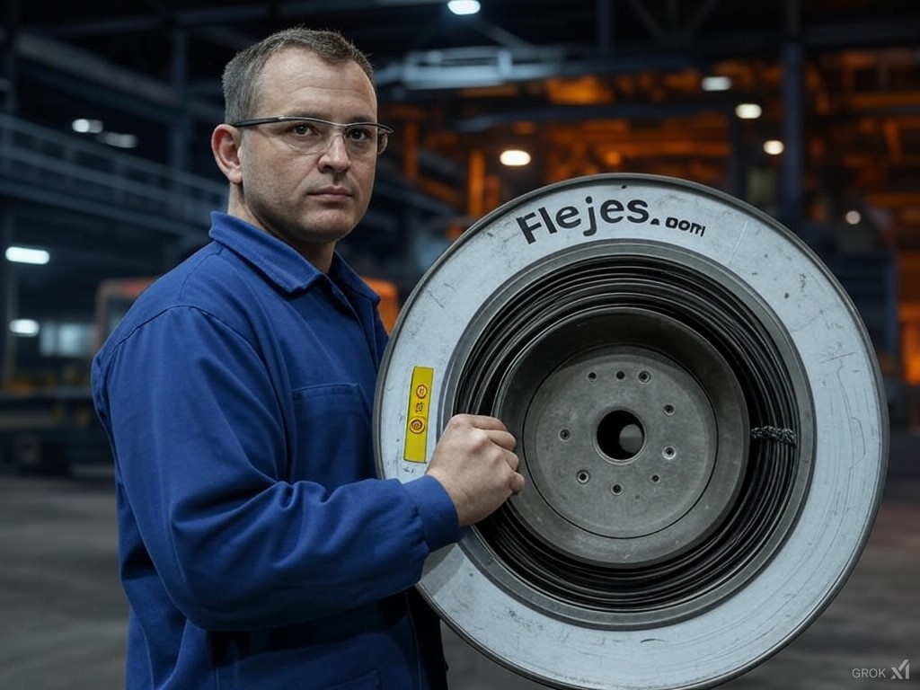 fleje de acero pavonado